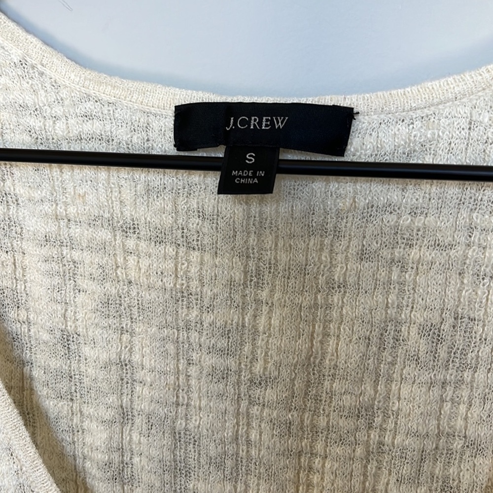J. Crew Linen Ruffle Top - Picture 4 of 5